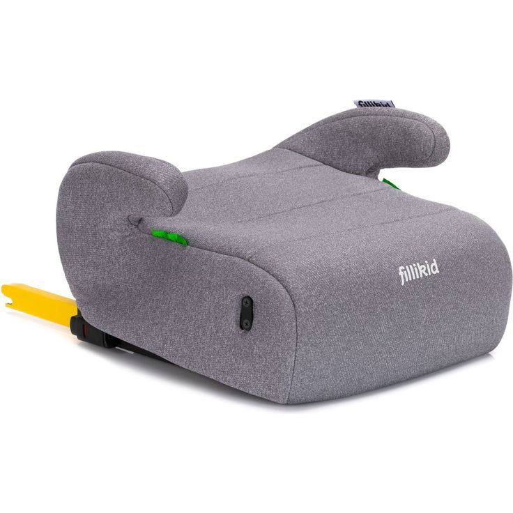Fillikid Ergo Fix i-Size Auto-Kindersitzerhöhung, für Kinder 125-150 cm, mit ISOFIX-Halterung, grau
