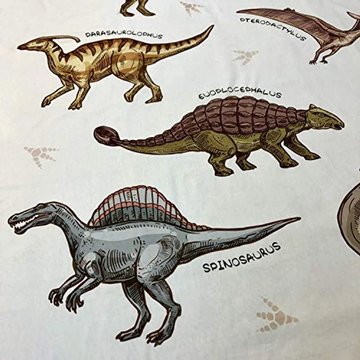ESPiCO Bettwäsche Sleep and Dream Dino Bunt Dinosaurier Reptilien T-Rex Tiermotiv Kinder Zimmer Renforcé, 135 cm x 200 cm – Bild 5