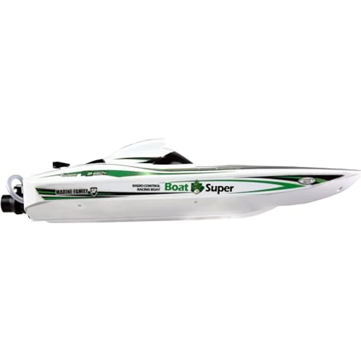 Amewi Katamaran Jetboot Green Arrow, Brushless Speedboot mit 30 km/h Höchstgeschwindigkeit, RTR-Set – Bild 3