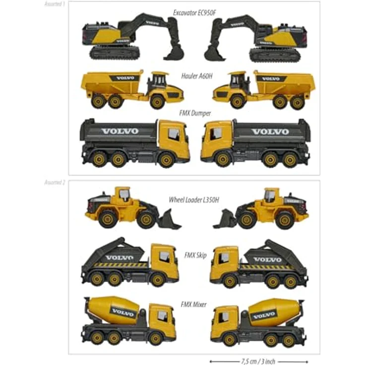 Volvo 3 Pieces Set, sortiert, 1x Set, zufällige Auswahl – Bild 6