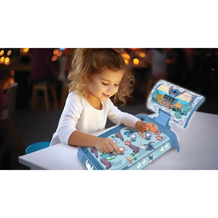 Lexibook JG610D Stich Elektronischer Tischflipper mit Lichtern & Sounds, Multilingual, für Kinder ab 5 Jahren – Bild 5