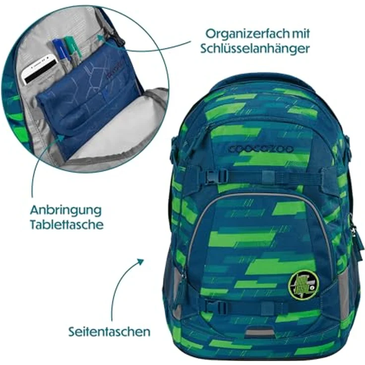 Coocazoo Mate Lime Stripe - Preisvergleich – Bild 10