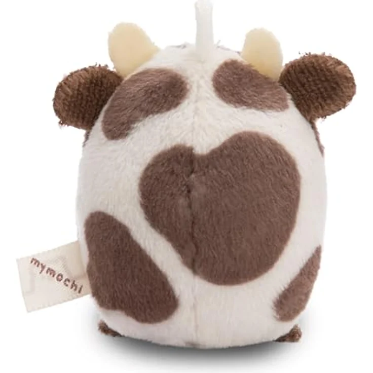 NICI Kuscheltier Kuh Moona 5cm beige, weiches Plüschtier mit praktischem Loop zum Anhängen, ideal zum Kuscheln und Spielen, perfekte Geschenkidee für Kinder und Erwachsene – Bild 3