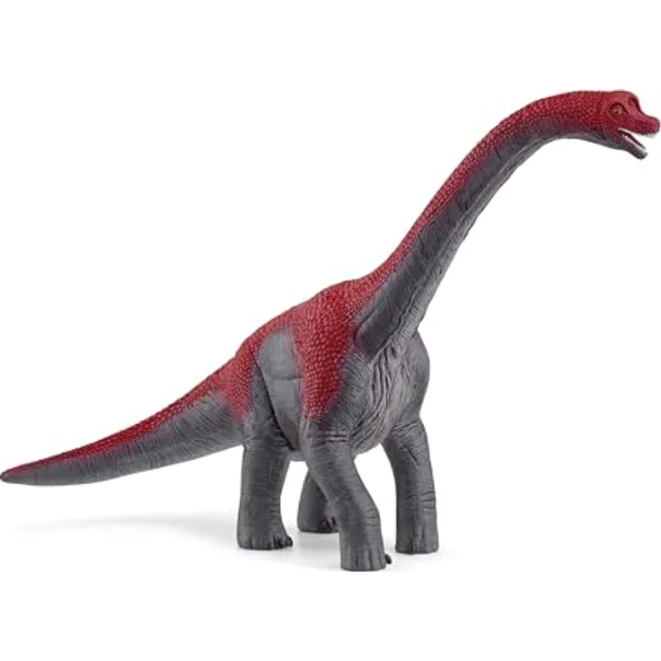 Schleich Brachiosaurus (15044), Dinosaurier mit feuerroter Echsenhaut, 29 x 12 x 17,6 cm