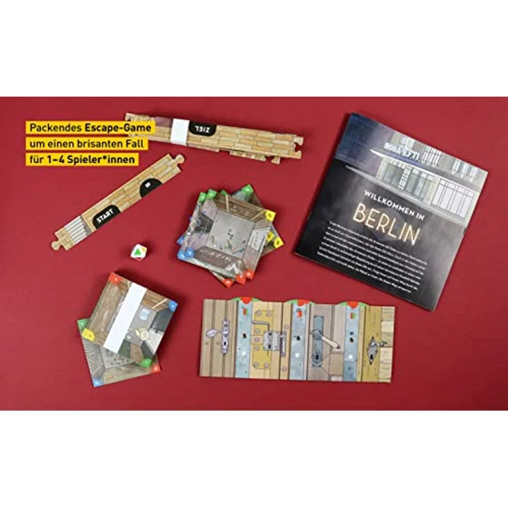 EMF Babylon Berlin Escape Game, Offizielles Spiel zur Serie, Blau, 26,5cm x 26,5cm – Bild 2