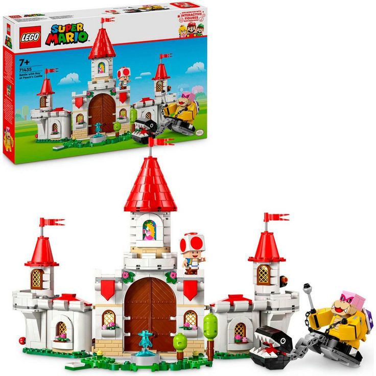 LEGO® Konstruktionsspielsteine Showdown mit Roy beim Pilz-Palast (71435), LEGO Super Mario, (738 St), Made in Europe - Preisvergleich