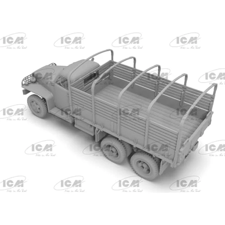 ICM Studebaker US6-U3, Modellfahrzeug im Maßstab mit detailgetreuer Nachbildung eines historischen US-Militär-Lkw – Bild 5