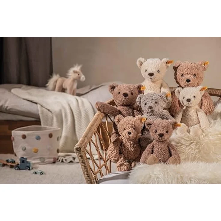 Steiff 113512 Soft Cuddly Friends Jimmy Teddybär Bär, Hellbraun – Bild 7