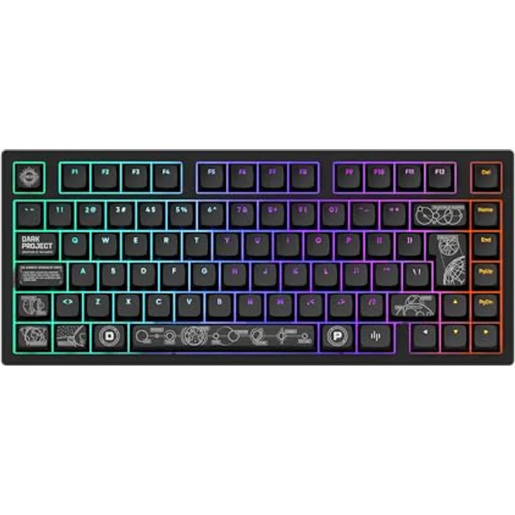 Dark Project Dpkb Nova 81 Iso Black, 81-Tasten Keyboard in Schwarz mit ISO-Layout – Bild 4