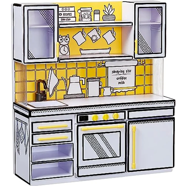 MGA's Miniverse Make It Mini Kitchen - DIY-Küchenspielset mit UV-Licht, Geheimrezept, Kunststoffspiel und Mini-Ofenhandschuhen - nicht essbar - erfordert Batterien - geeignet für Kinder ab 8 Jahren – Bild 5