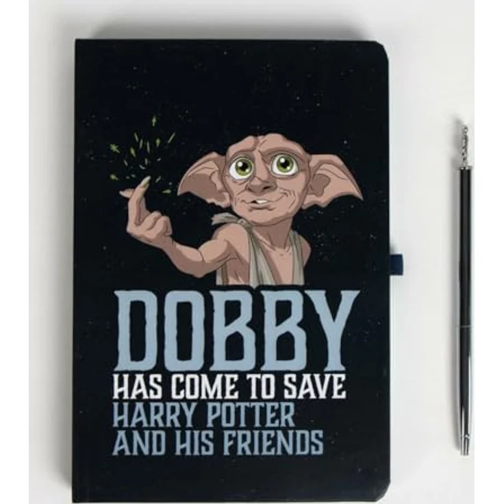 Cerda Harry Potter Dobby Briefpapier-Set, Schreibwaren in Dobby-Socke mit Stiften und Notizblöcken, 25,5 x 22,0 x 2,5 cm – Bild 8