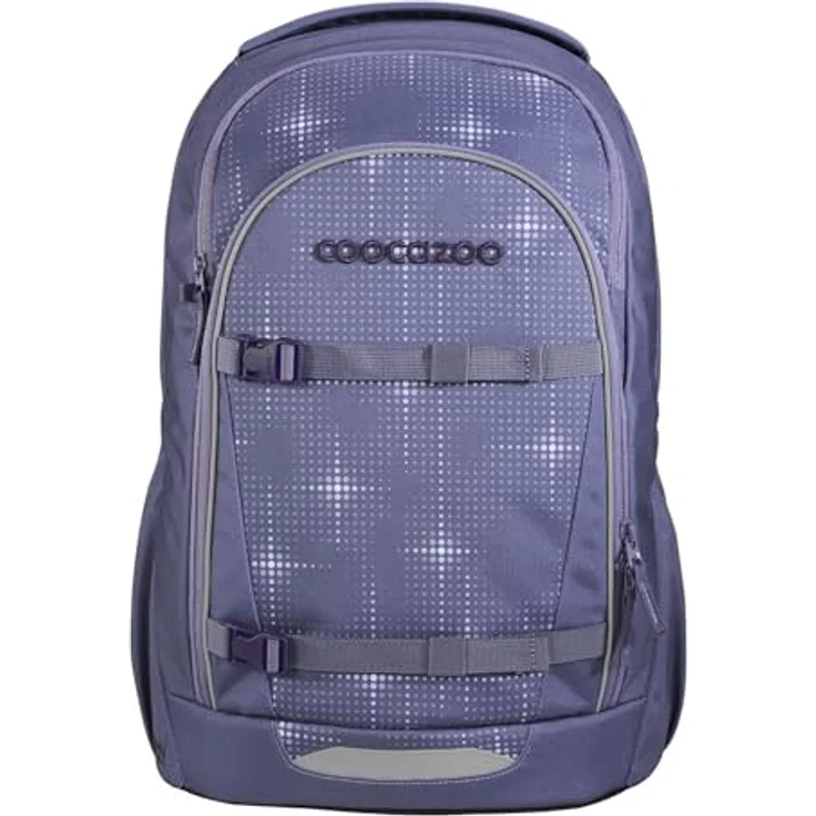 Coocazoo EVERY Schulrucksack „Lavender Sky“, lila, ergonomisch, höhenverstellbar, mit Brustgurt & Hüftgurt, für die 3. Klasse, 30 Liter Volumen – Bild 1