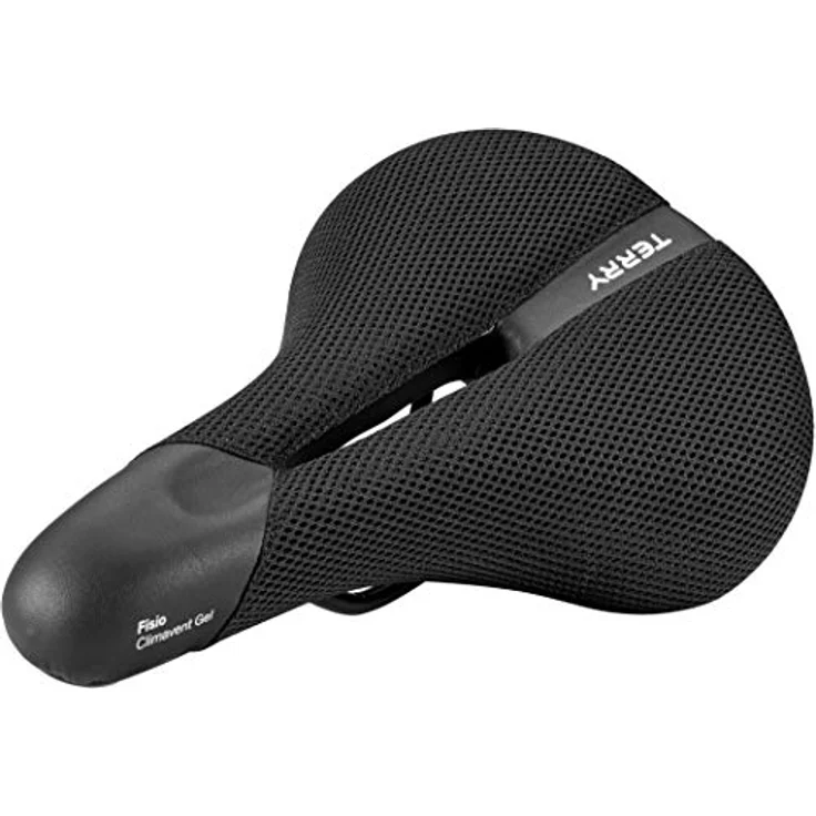 Terry Fisio ClimaVent Gel Max Men Sattel mit Light FeC Stahl-Gestell und ClimaVent Obermaterial in der Farbe Schwarz, Sitzbreite: 12cm - 15cm, 423 003 71 – Bild 1