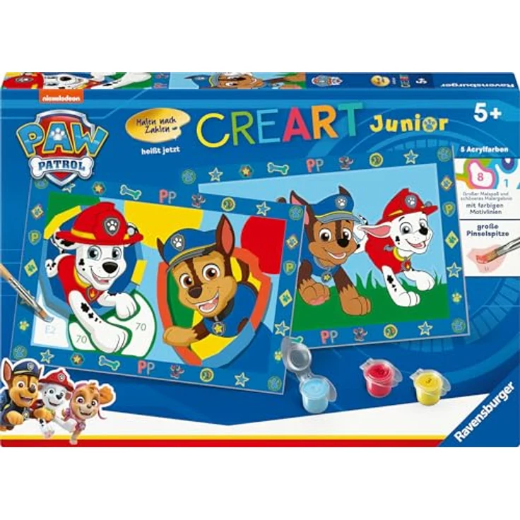Ravensburger Malen nach Zahlen 20286 - Paw Patrol - Kinder 5-7 Jahre – Bild 3