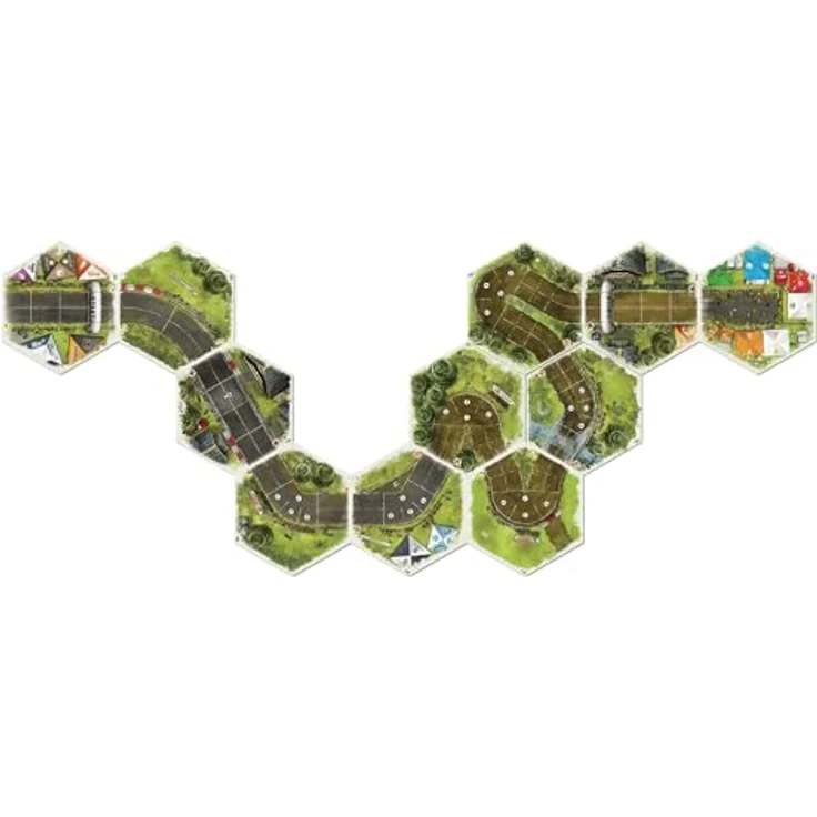 Synapses Games Rallyman: Dirt Monte Carlo, Erweiterung zum Push Your Luck Brettspiel für 1 bis 6 Spieler, ab 14 Jahren, 4-In-1 mit neuen Autos, Oberflächentypen und spezialisierten Reifen, 60+ Minuten Spieldauer – Bild 3