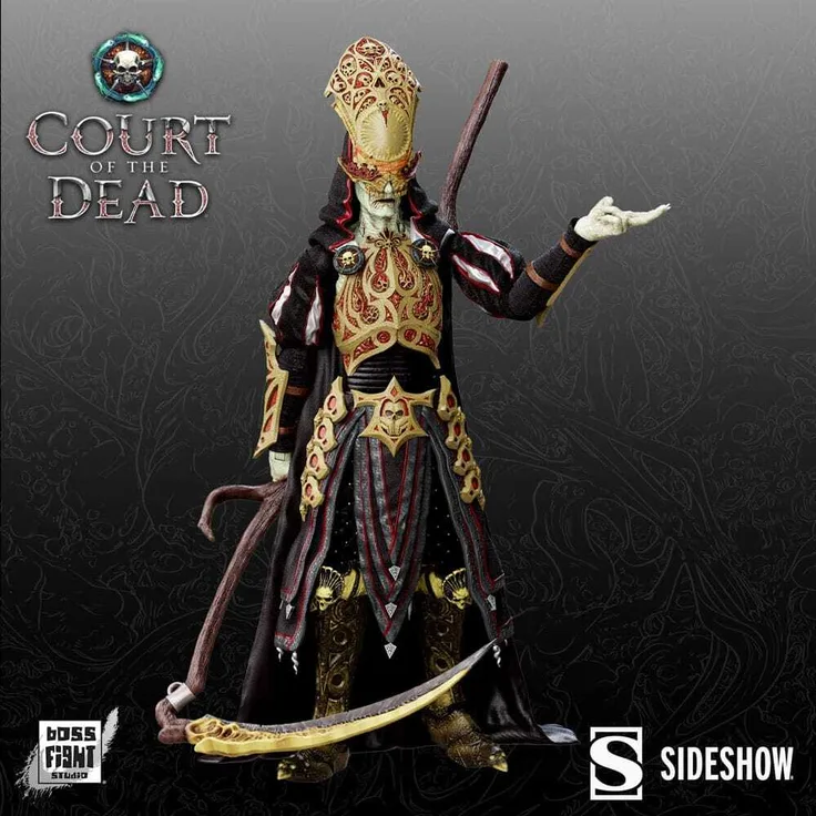 Boss Fight Studio Court of the Dead Epic H.A.C.K.S. Actionfigur 1/12 Death: Master of the Underworld, hochdetaillierte Figur mit Zubehör in Blisterverpackung, ca. 10-15 cm groß