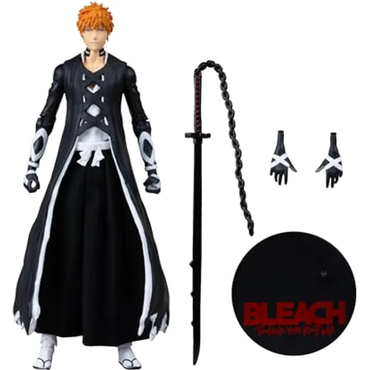 McFarlane Bleach: Thousand-Year Blood War Action Figure Ichigo Kurosaki (Fullbring Bankai), 18 cm, detailreich und beweglich mit Zubehör – Bild 4
