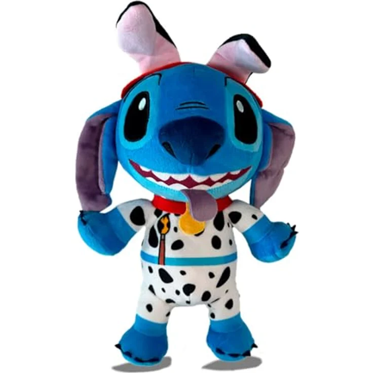 Simba Stitch Plüschtier, Dalmatiner-Kostüm, 25 cm, Disney-Lizenz, 100% Original, geeignet für alle Altersgruppen – Bild 1