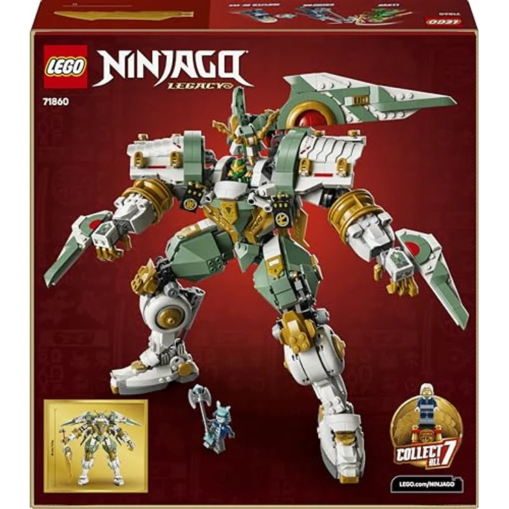 LEGO Ninjago Lloyds Titan-Mech 15 Jahre Jubiläum (71860), 1.293-teiliges Sammlerset für Fans ab 14 Jahre, Höhe 32 cm – Bild 10