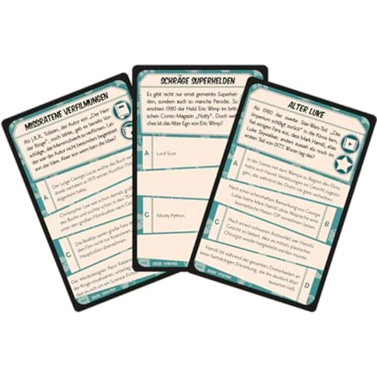 Ottavio Level Up! 2025 Edition, Nerd-Quiz Partyspiel mit über 500 Fragen, für 3-40 Spieler, deutsch – Bild 5