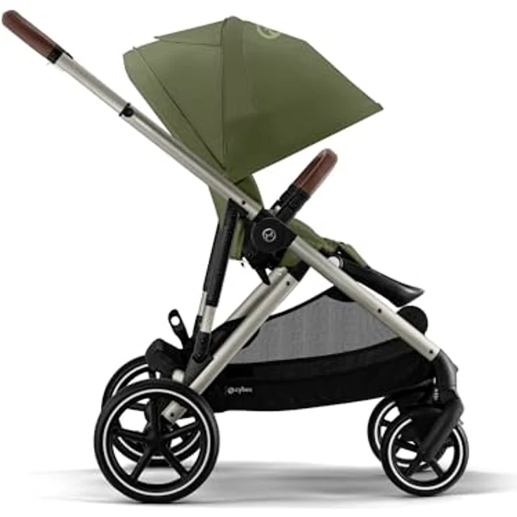 Cybex Gold Kinderwagen GAZELLE S, All-in-1-System mit 20+ Konfigurationen, ab Geburt bis 4 Jahre, max. 22 kg (Single-Modus), Moss Green – Bild 3