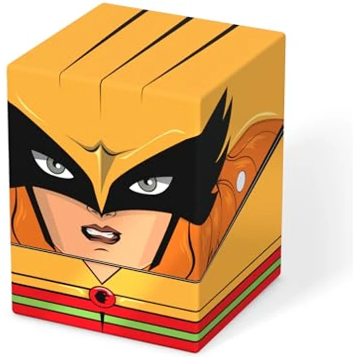 Ultimate Guard Squaroes - Squaroe DC Justice League™ JL012 - Hawkgirl™, Deckbox für 100 doppelhüllige oder 120 einhüllige Sammelkarten, robust – Bild 2
