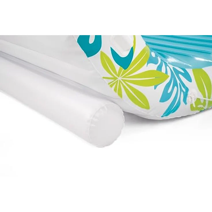 Intex Tropical Canopy Lounge, Schwimmliege mit Dach, 2,24 x 1,50 x 1,65 m, abnehmbare Dach, zwei Getränkehalter – Bild 4