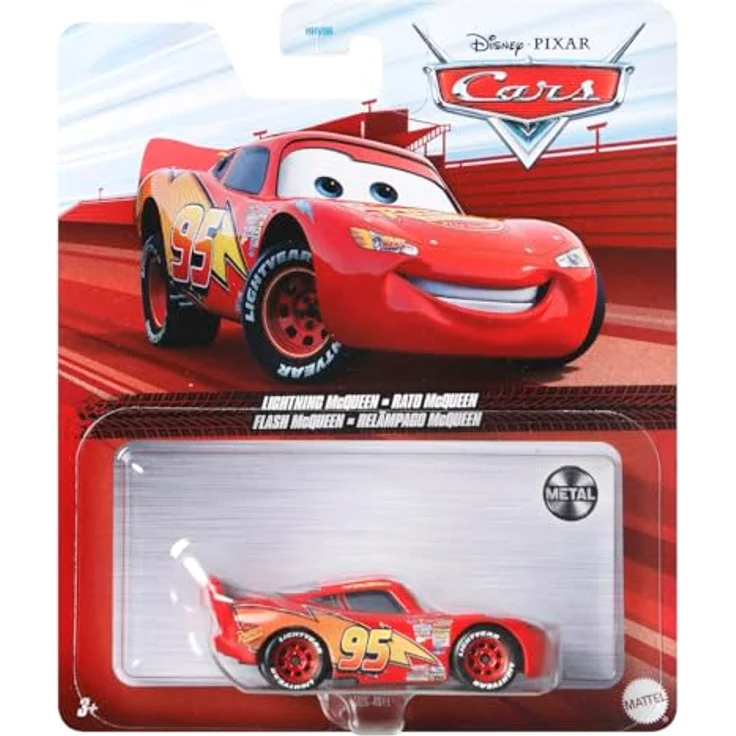Mattel Auswahl Fahrzeuge Racing Style | Disney Cars | Die Cast 1:55 Auto, Typ:Lightning McQueen – Bild 6