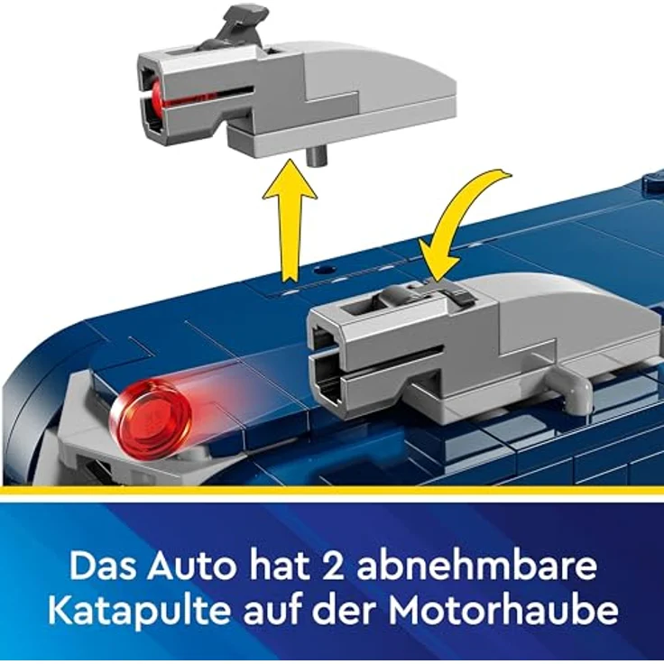 LEGO DC Batman: Batman im Batmobil vs. Harley Quinn und Mr. Freeze, Spielzeug-Auto aus der Zeichentrickserie für Kinder, Geschenk für Jungen und Mädchen ab 8 Jahren 76274, von LEGO – Bild 3