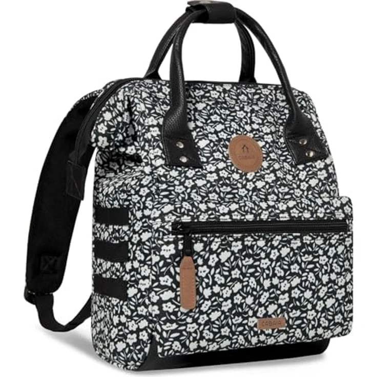 Cabaia Adventurer All Over Small Kinderrucksack, 32 cm, grau, 100% Nylon, 23 x 13 x 32 cm – Bild 4
