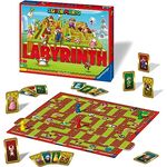 Ravensburger Super Mario Labyrinth Brettspiel, Strategiespiel mit bekannten Spielfiguren