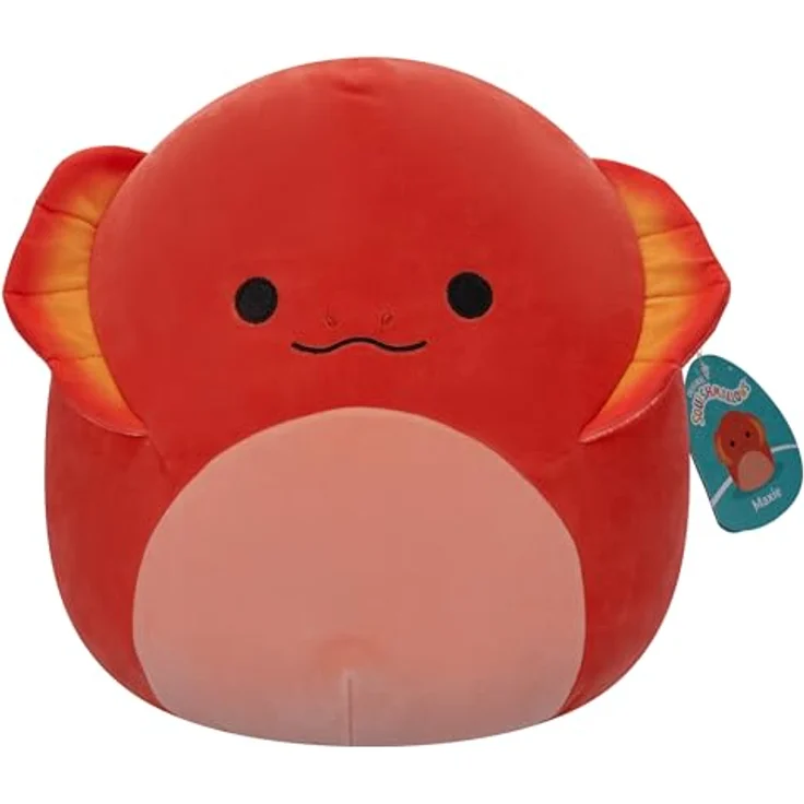 Squishmallows SQCR05415 - Maxie die rote Kragenechse 30 cm, offizielles Jazwares Plüsch, superweiches Kuscheltier – Bild 1