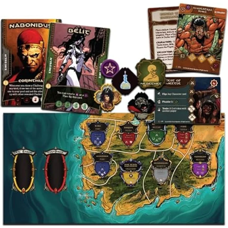 Gale Force Nine The Adventures of Conan: Queen of The Black Coast and Nemedian Chronices, Brettspiel Erweiterung – englisch – Bild 4