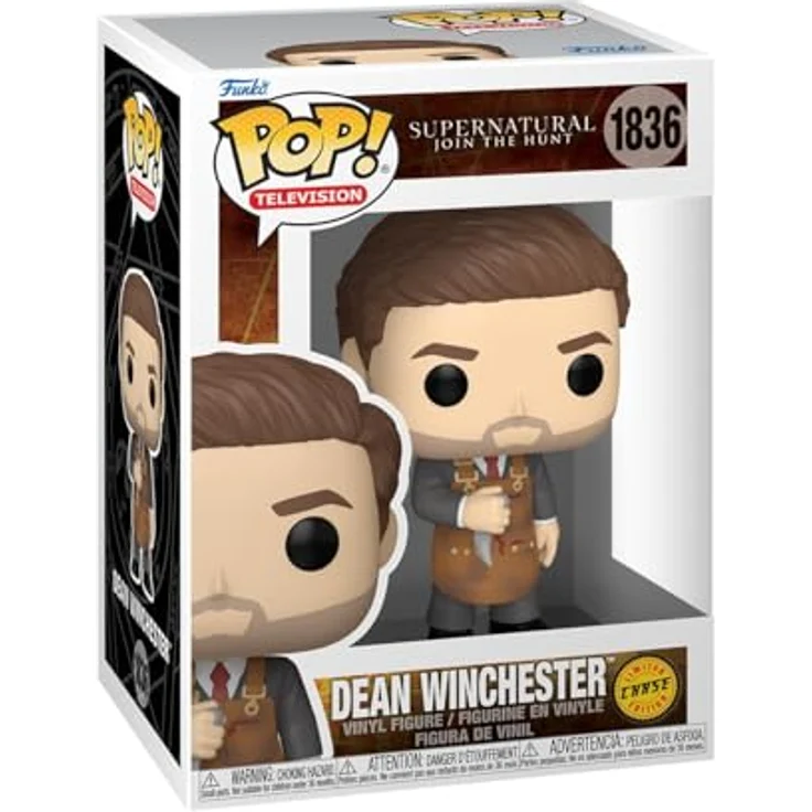 Funko POP! Television: Supernatural - Dean Winchester - Vinylfigur, 9,5 cm, 1 in 6 Chance auf seltenen Chase Variant, Offizielles Merchandise – Bild 5
