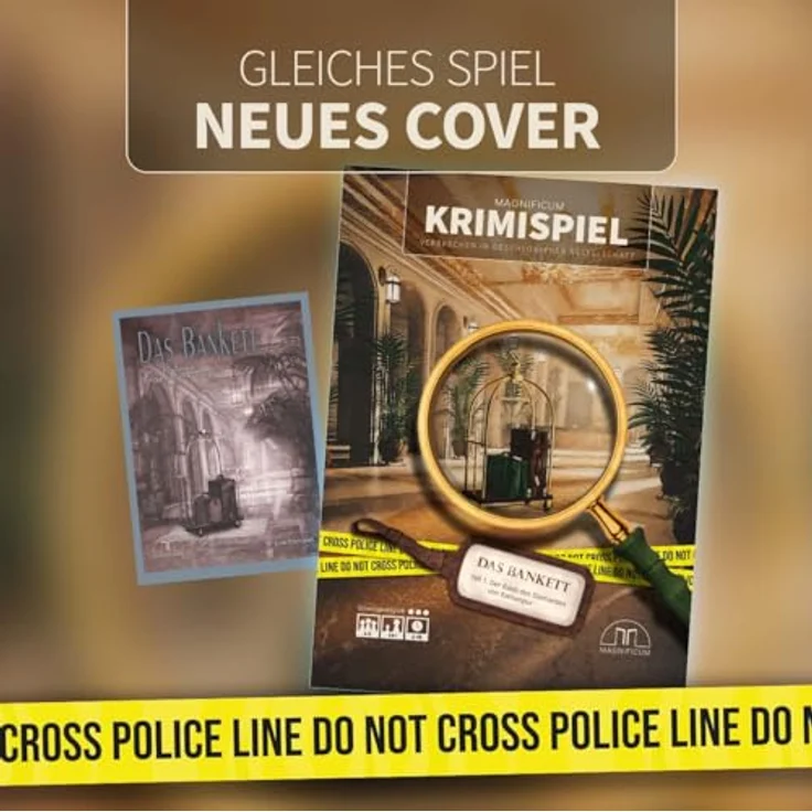 MAGNIFICUM Krimispiel: Das Bankett - Teil 1 - Der Raub des Diamanten von Ramanpur, Detektivspiel/Escape Room Spiel für Erwachsene, realistisches Krimispiel für zu Hause – Bild 5