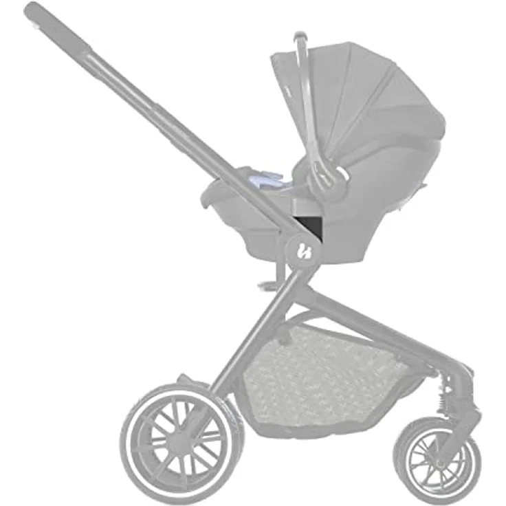 Hauck Babyschalen Adapter für Kinderwagen Move so Simply und Babyschale Comfort Fix oder Select Baby, 1 Paar, Schwarz, 37587 – Bild 6