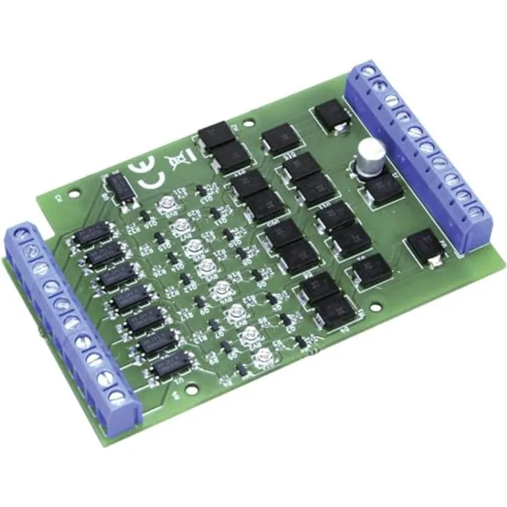 TAMS Elektronik 52-01186-01 GBM-8.2, BST Gleisbesetztmelder Baustein, galvanisch getrennte Ein- und Ausgänge, einstellbare Empfindlichkeit, geeignet für alle Nenngrößen