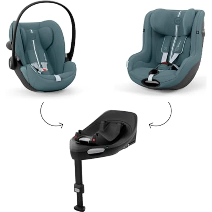 Cybex Sirona G3 Plus i-Size Reboard Kindersitz mit 360° Drehung und L.S.P. Seitenaufprallschutz, Stormy Blue – Bild 7