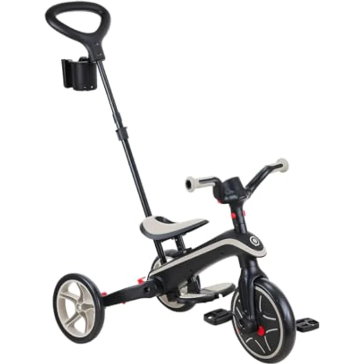 Globber Explorer 4 in 1 Foldable, Faltbares Dreirad mit verstellbarer Sitzlehne und abnehmbarem Sonnendach – Bild 4