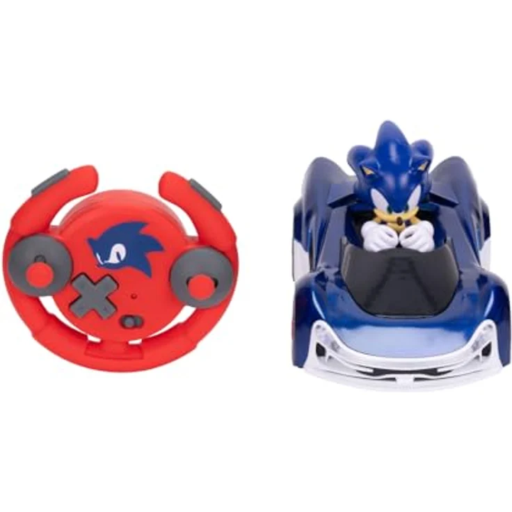 Jakks Pacific Sonic Speed Star Lightning R/C Driftfahrzeug, funkferngesteuertes Auto mit zwei Fahrmodi und Lichteffekten – Bild 5