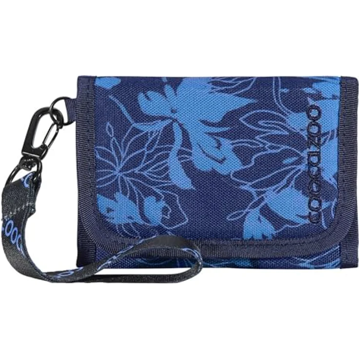 Coocazoo JOKER Schulrucksack-Set „Tropical Night“, 3-teilig, ergonomischer 25L Tornister mit Brust- und Hüftgurt, blau, inkl. Mäppchen und Geldbörse, 100% recycelte PET-Flaschen – Bild 5