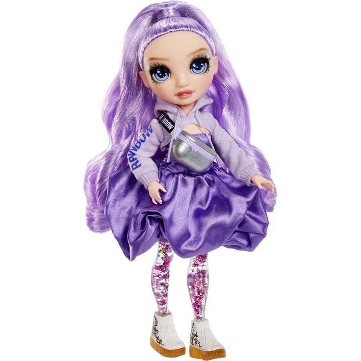 Rainbow High Anziehpuppe Rainbow High Sparkle & Shine Fashion Dolls - VIOLA (Purple)