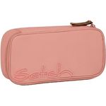Satch Schlamperbox extra groß, Federmäppchen mit Trennfach, Reißverschlussfach, Stiftehalter und Sichtfenster für Stundenplan, Nordic Coral - Korall