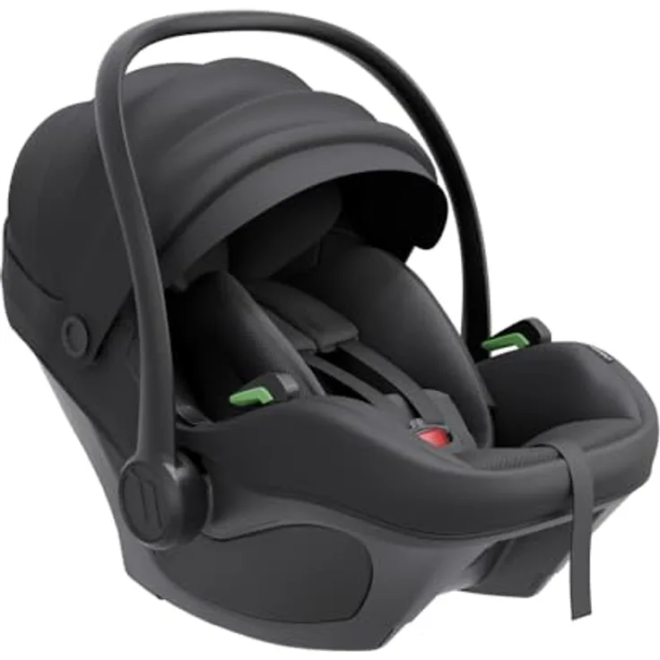 Avionaut Pixel 3 Babyschale, ultraleicht mit 24-fach anpassbarer Neugeborenen-Einlage, EPP-Sicherheitschale und AirFlow-Polsterung, Black