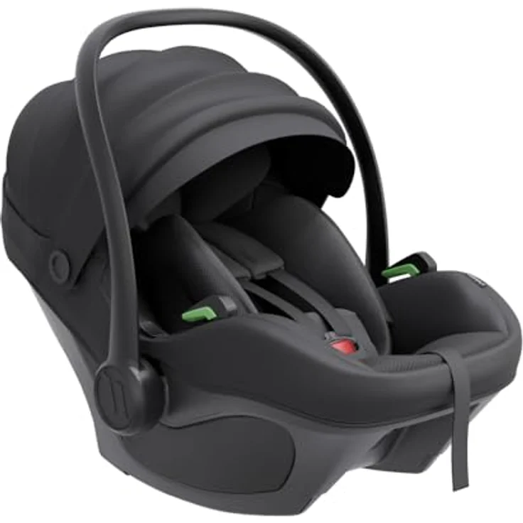Avionaut Pixel 3 Babyschale, ultraleicht mit 24-fach anpassbarer Neugeborenen-Einlage, EPP-Sicherheitschale und AirFlow-Polsterung, Black – Bild 1