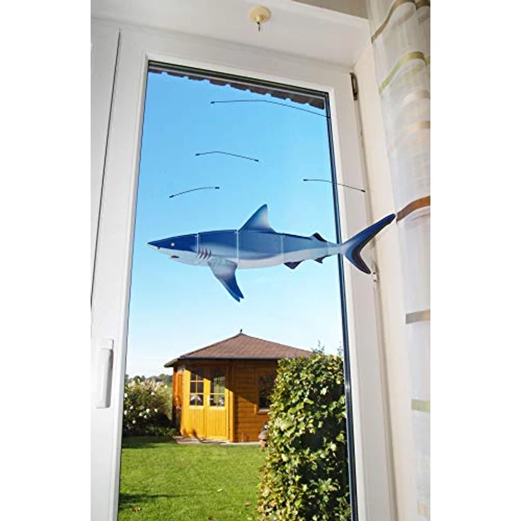 HQ HIGH QUALITY DESIGN Windspiration Ocean Mobile: Clownfish, UV-beständiges und wetterfestes Windspiel für Garten, Terrasse und Balkon, L50xT85cm, komplett montiert inkl. Aufhängung – Bild 3