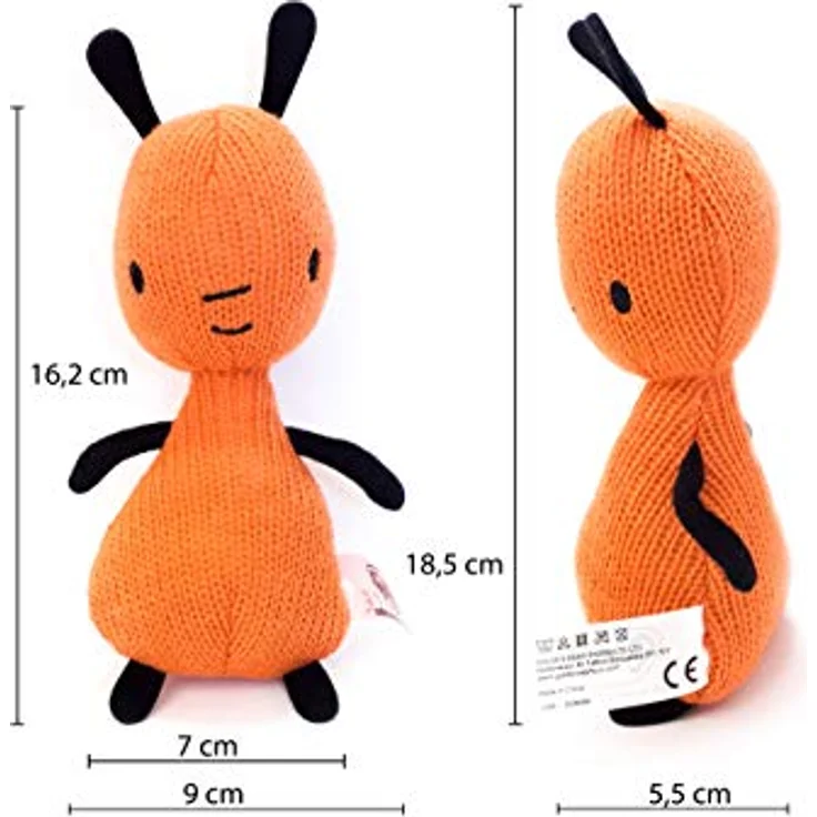 Bing & Freunde Plüschtier-Set, Kuscheltiere der Kultserie für Kinder, superweiche Materialien, saubere Verarbeitung – Bild 4