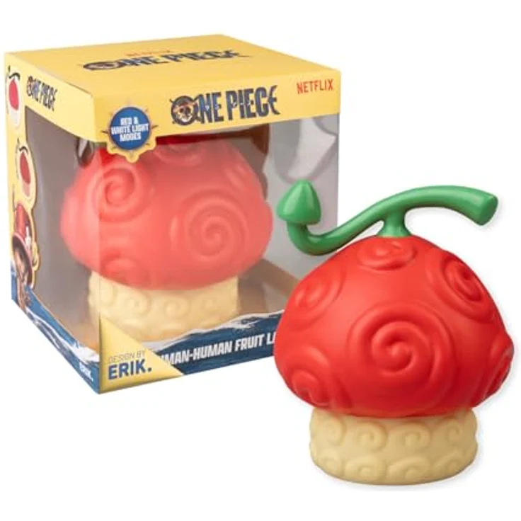 Grupo Erik One Piece Netflix Lampe Mensch-Mensch-Frucht, LED Tischlampe mit kalt-weißem Lichtmodus, 17 cm – Bild 1