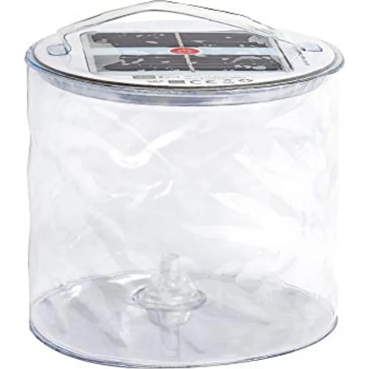 Save-E Lantern, LED Solarlaterne aufblasbar und wasserdicht (IPX7) - Outdoor, Camping Licht, Zeltlampe, Hängelampe, Notlicht und Pool [Energieklasse A]