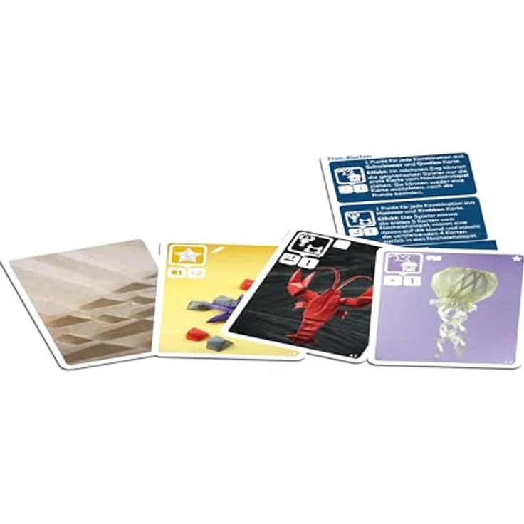 MM Spiele Sea Salt Paper Extra Salt Erweiterung, 8 neue Karten mit Seesternen, Seepferdchen, Quallen und Hummer – Bild 4